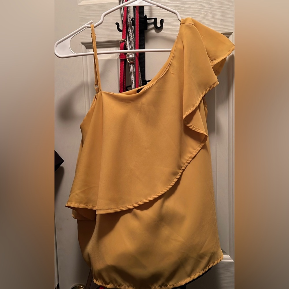 Yellow Top/Blouse from Shein.  Size S
